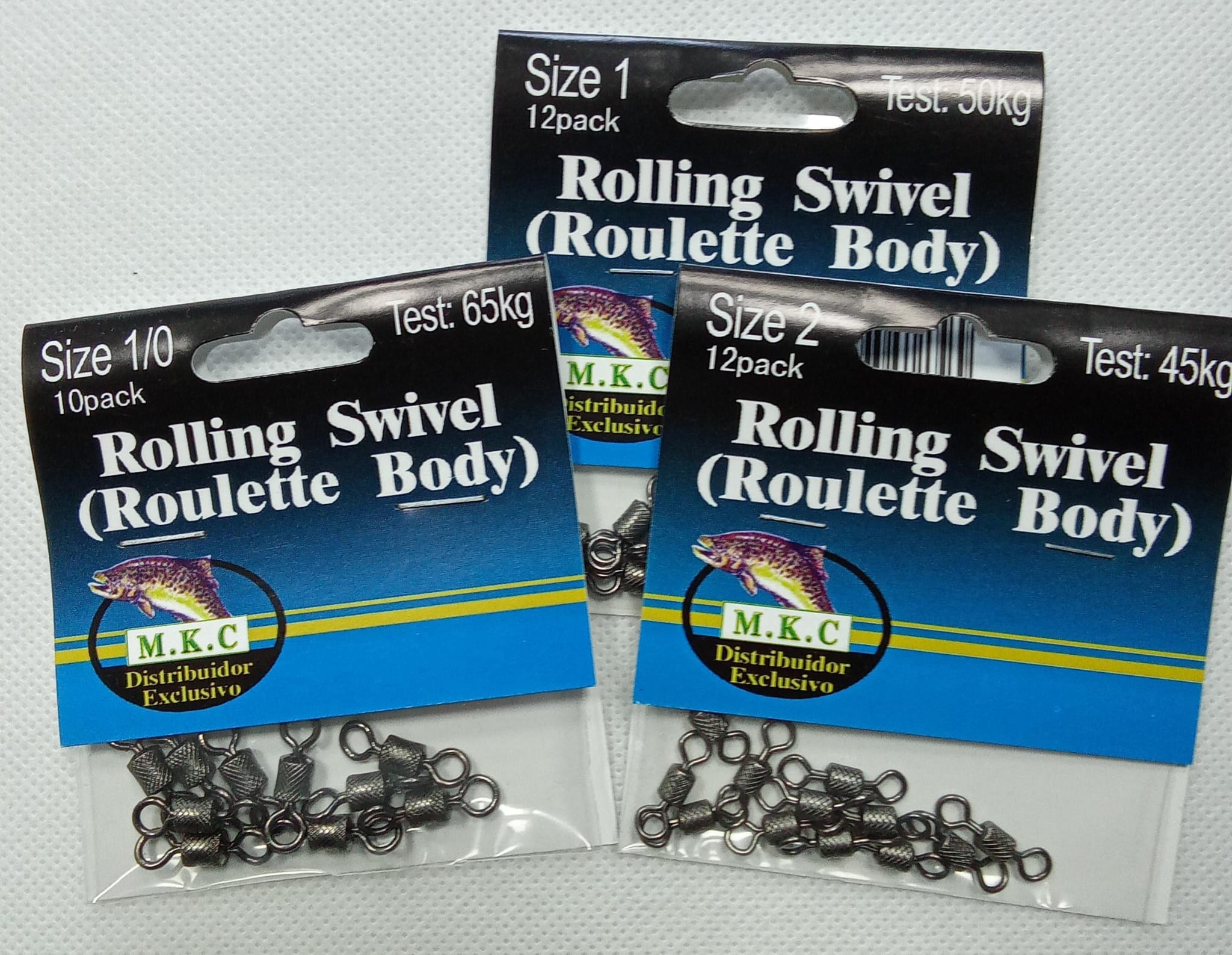 GIRATORIO - ROLLING SWIVEL (ROULETTE  BODY)  #02 12PCS/PQ