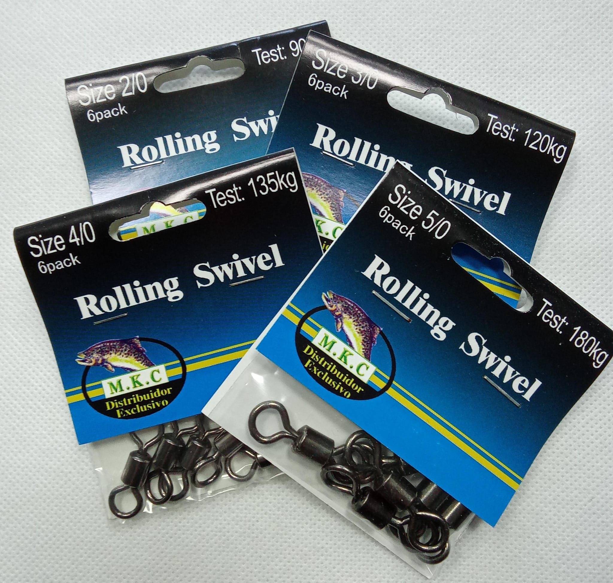 GIRATORIO ROLLING SWIVEL #4/0 6PCS/PQ