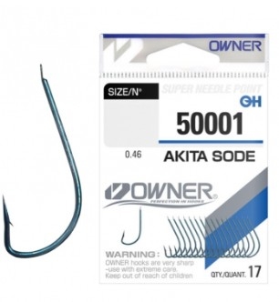 ANZUELO AKITA SODE 50001/9 BLUE OWNER