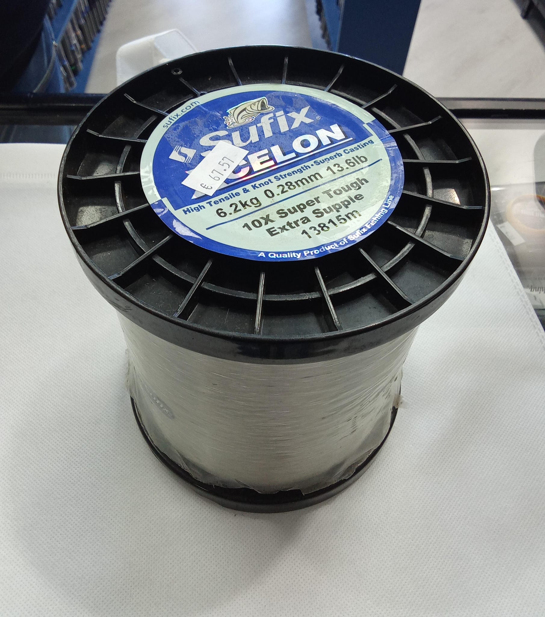 MONOFILAMENTO- SUFIX XCELON - BOB.1KG - 0.28mm 13.6LB GRIS