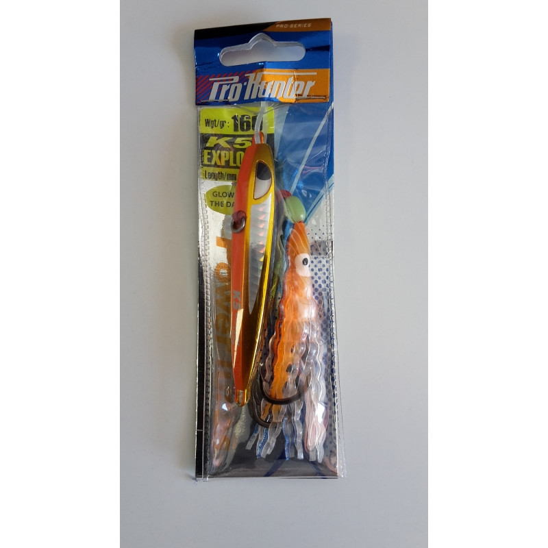 SEÑUELO PROHUNTER - MODELO K5 EXPLORER C.04 120GR GOLD ORANGE