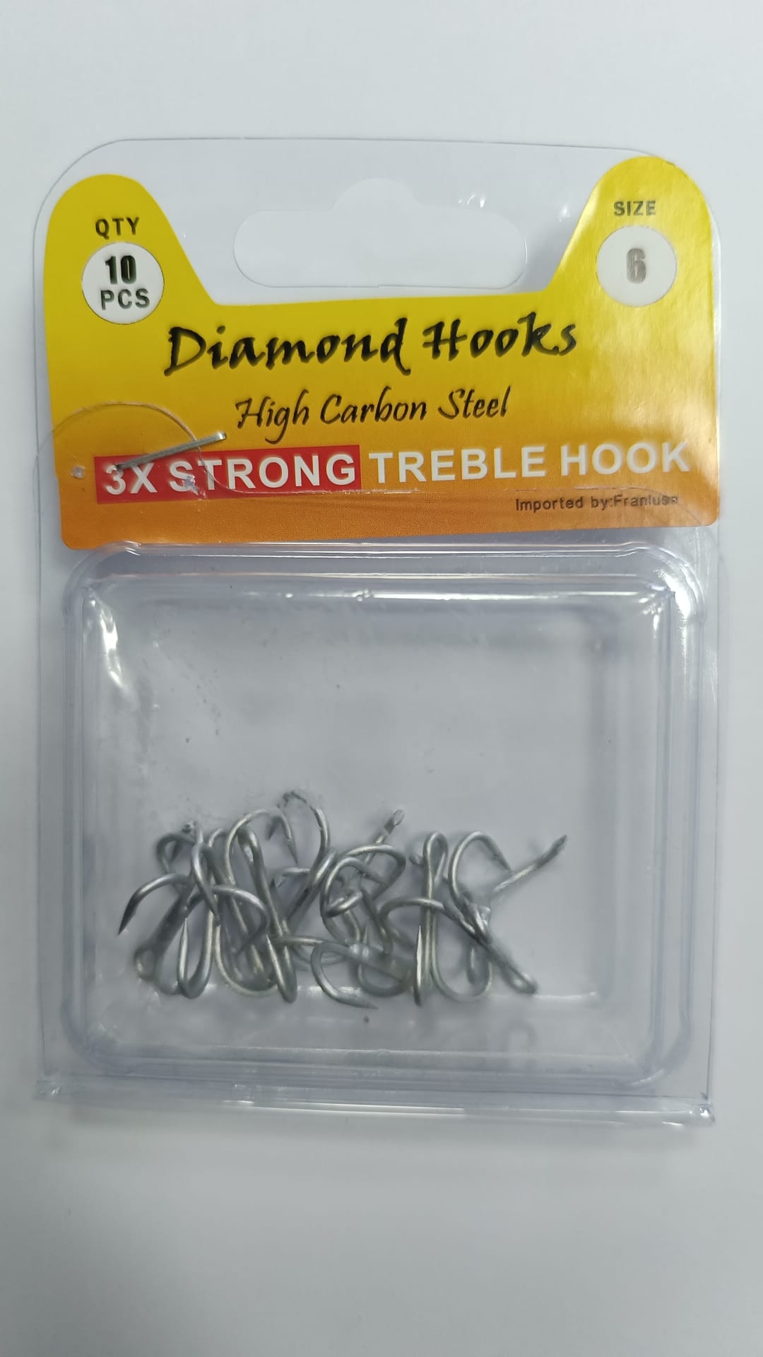 ANZUELO TRIPLE "DIAMOND" 3X PERMA STEEL Nº2