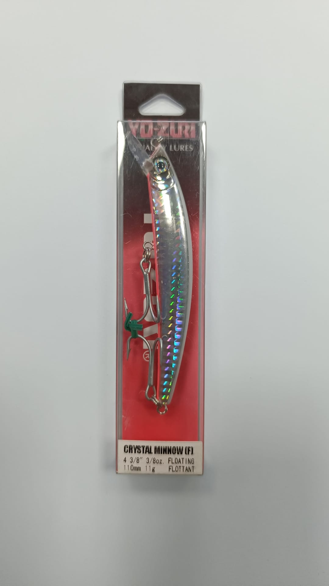 SEÑUELO YO-ZURI F7-GHPR FLOAT CRYSTAL MINNOW 110 MM