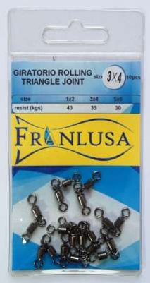 GIRATORIO ROLLING TRIANGLE JOINT TALLA 1X2 (10PCS)