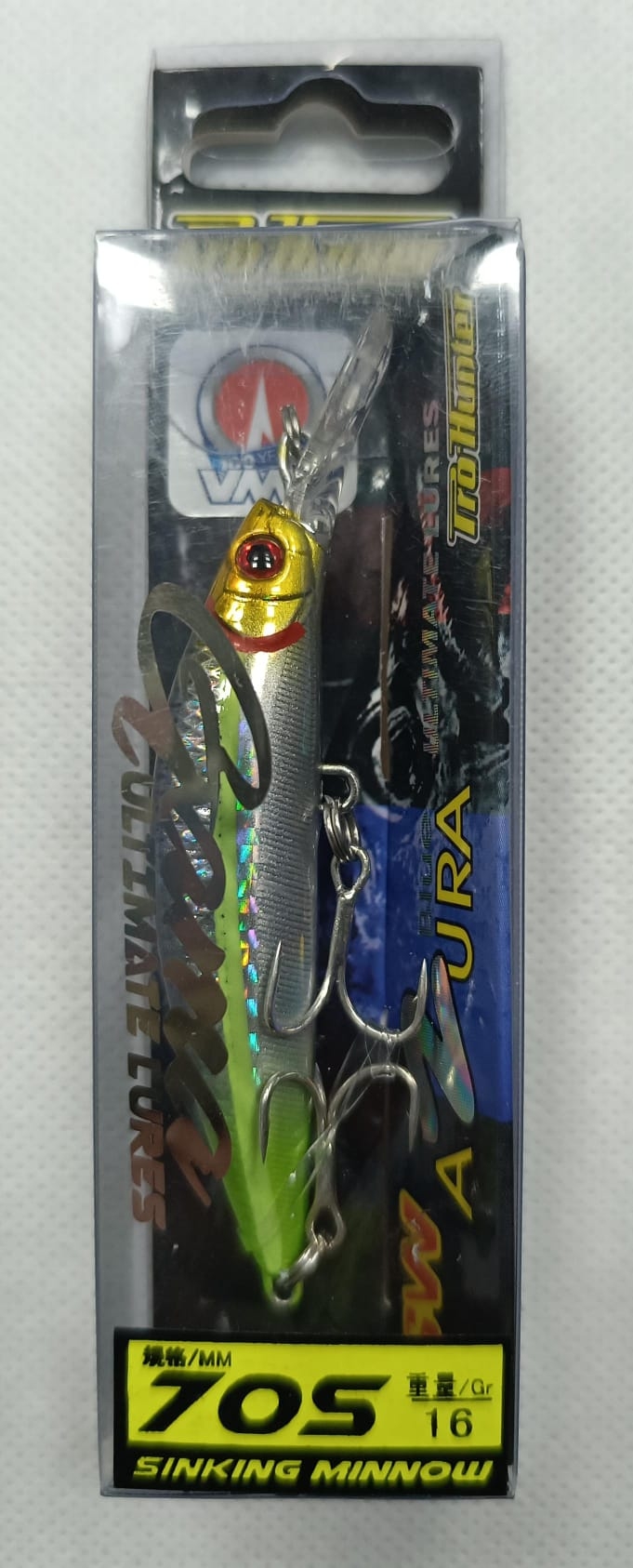 SEÑUELO PROHUNTER MODELO GAMA COLOR.05 16GR 70MM SUNRISE