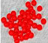 CUENTAS/PERLAS ROJAS 2mm 25Pcs