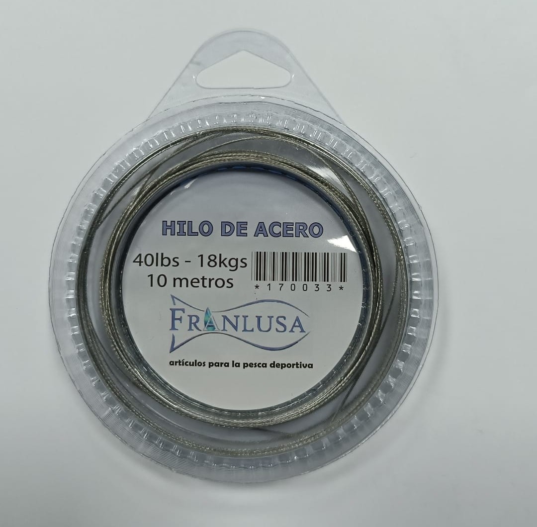 HILO DE ACERO 10 Mts 20Lbs