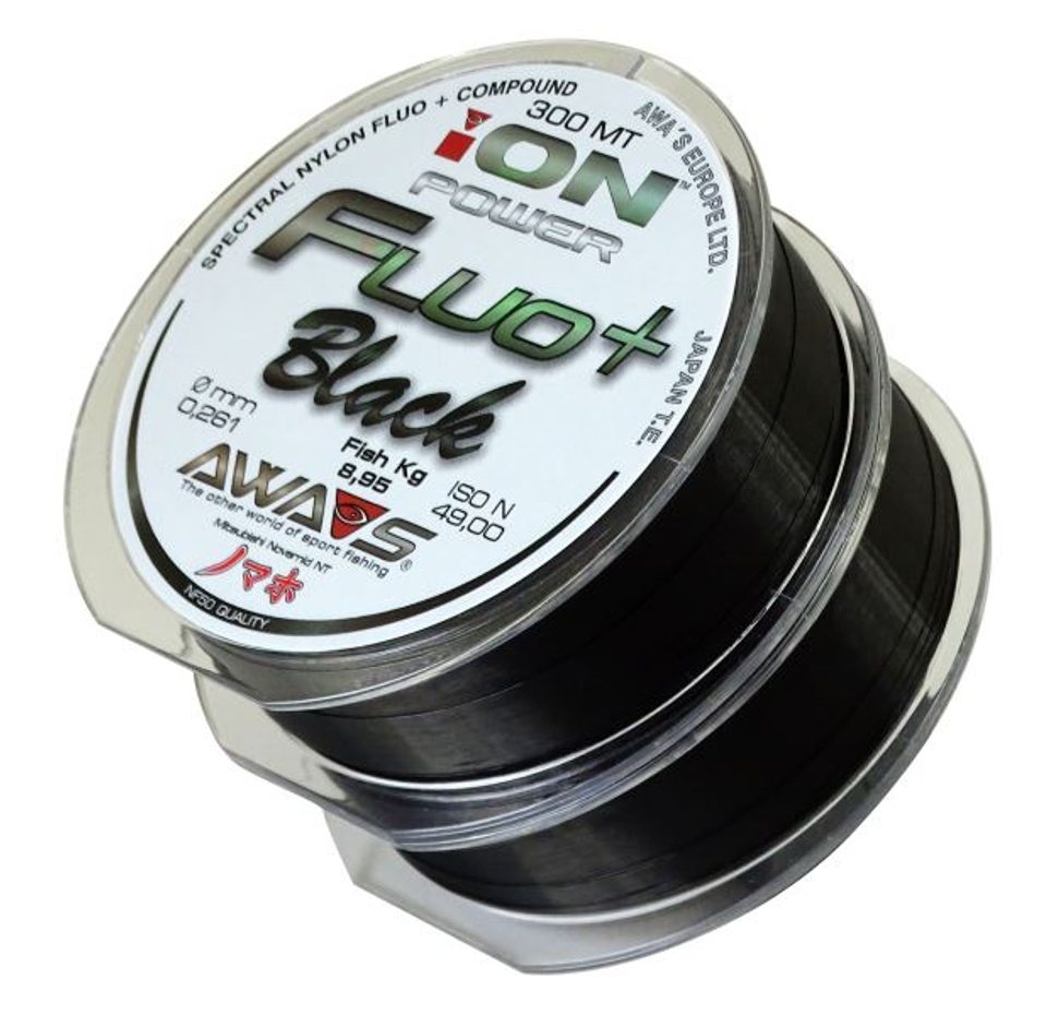 MONOFILAMENTO - ION POW.FLUO+BLACK 2x300MT CONNEC.
