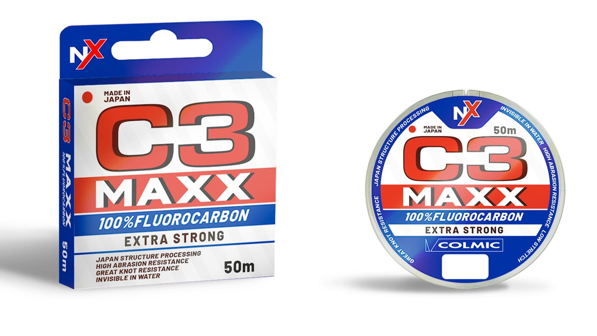 FLUOROCARBONO - C3 MAXX 50mt - 0,128