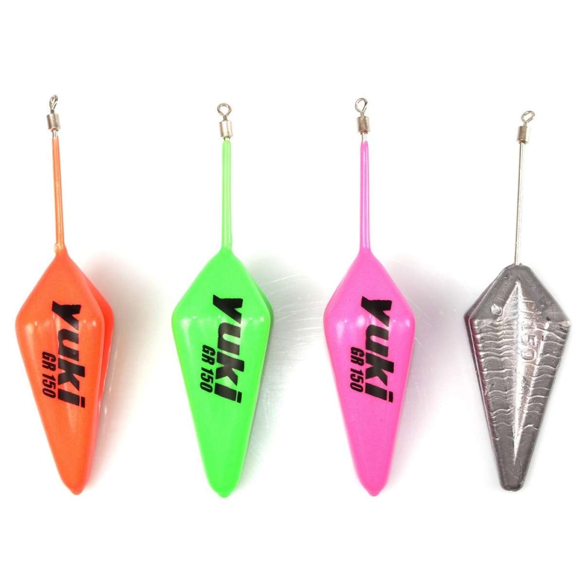 PLOMO PIRAMIDAL SURFCASTING - MODELO YUKI LEAD PYRAMID 130GR PINK GLOW