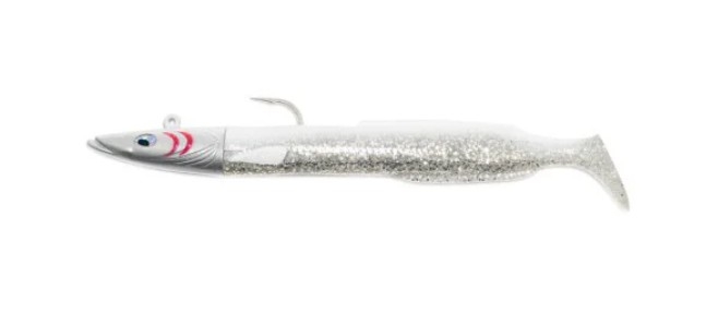 SEÑUELO  - YKR softbaits HAPPY EEL 100 MM / 15 GRS WHITE SNOW