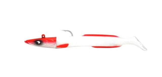 SEÑUELO - YKR softbaits HAPPY EEL 80 MM / 10 GRS RED GORE