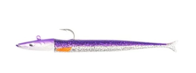 SEÑUELO - YKR softbaits JERKY HAPPY EEL 80 MM / 10 GRS PURPLE MAGIC