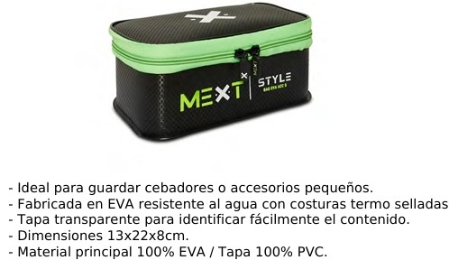 CAJA PORTA CEBO MEXT - MODELO STYLE EVA S