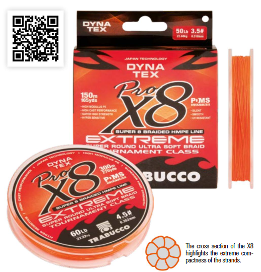 MULTIFILAMENTO - DYNA-TEX X8 PRO EXTREME300MT 0.153/20