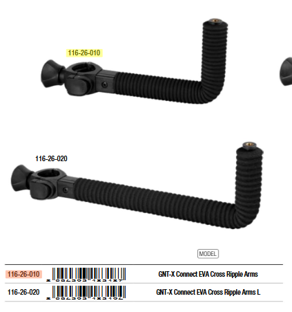 ACCESORIO PARA PANCHETO/PANIER - GNT-X CONNECT EVA CROSS RIPPLE ARMS