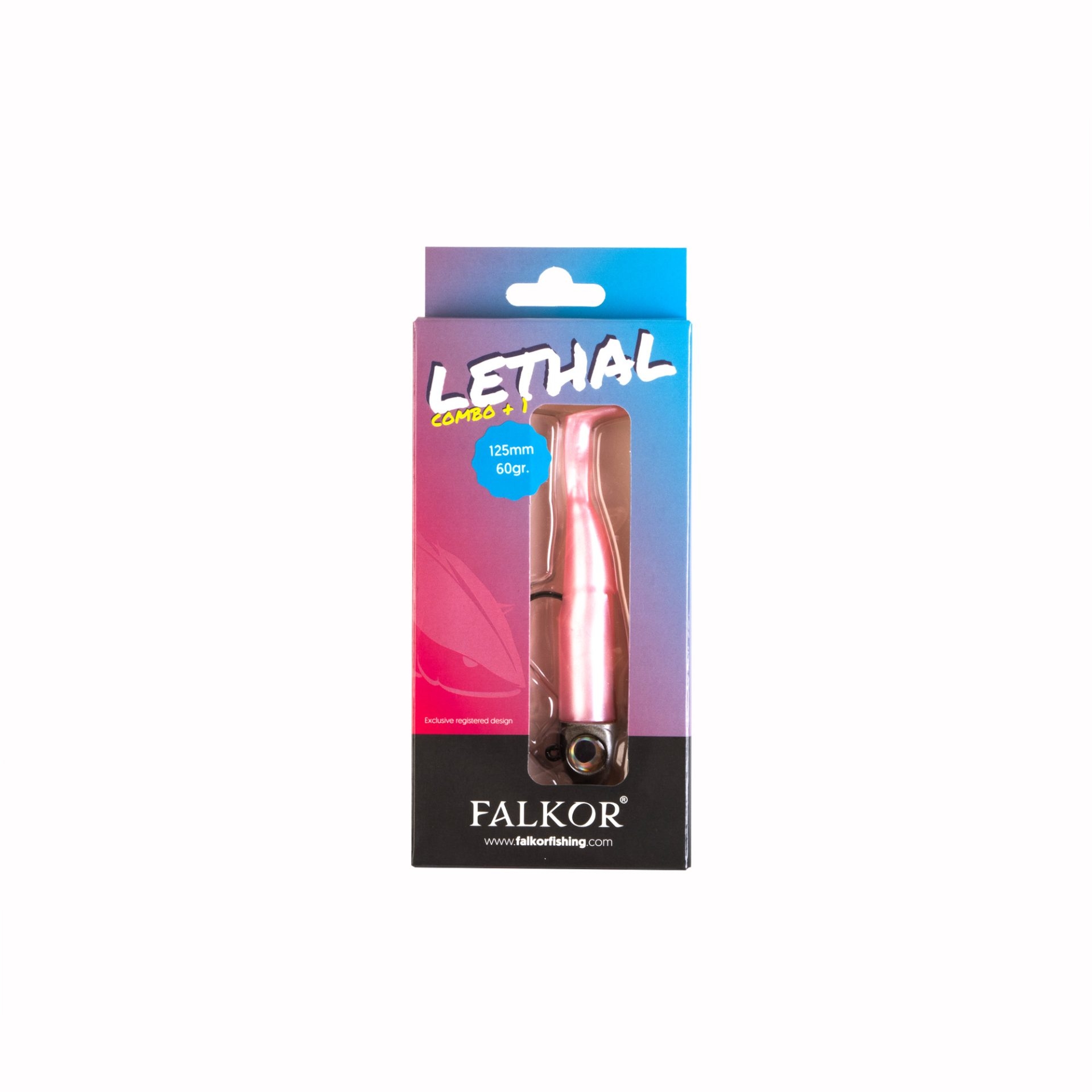 SEÑUELO FALKOR LETHAL COMBO +1 (M - 100gr - Rosa)