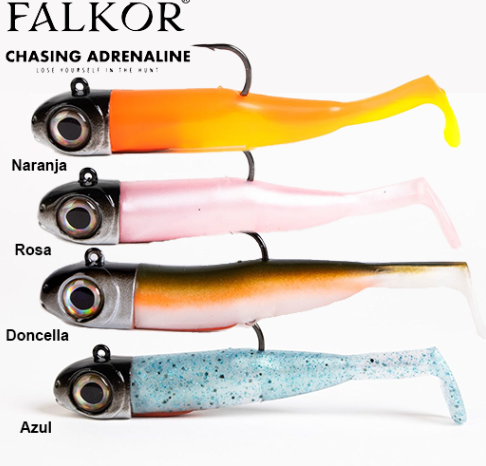 SEÑUELO FALKOR LETHAL LURE S 40gr -  Kit Color: Orange Salmonete