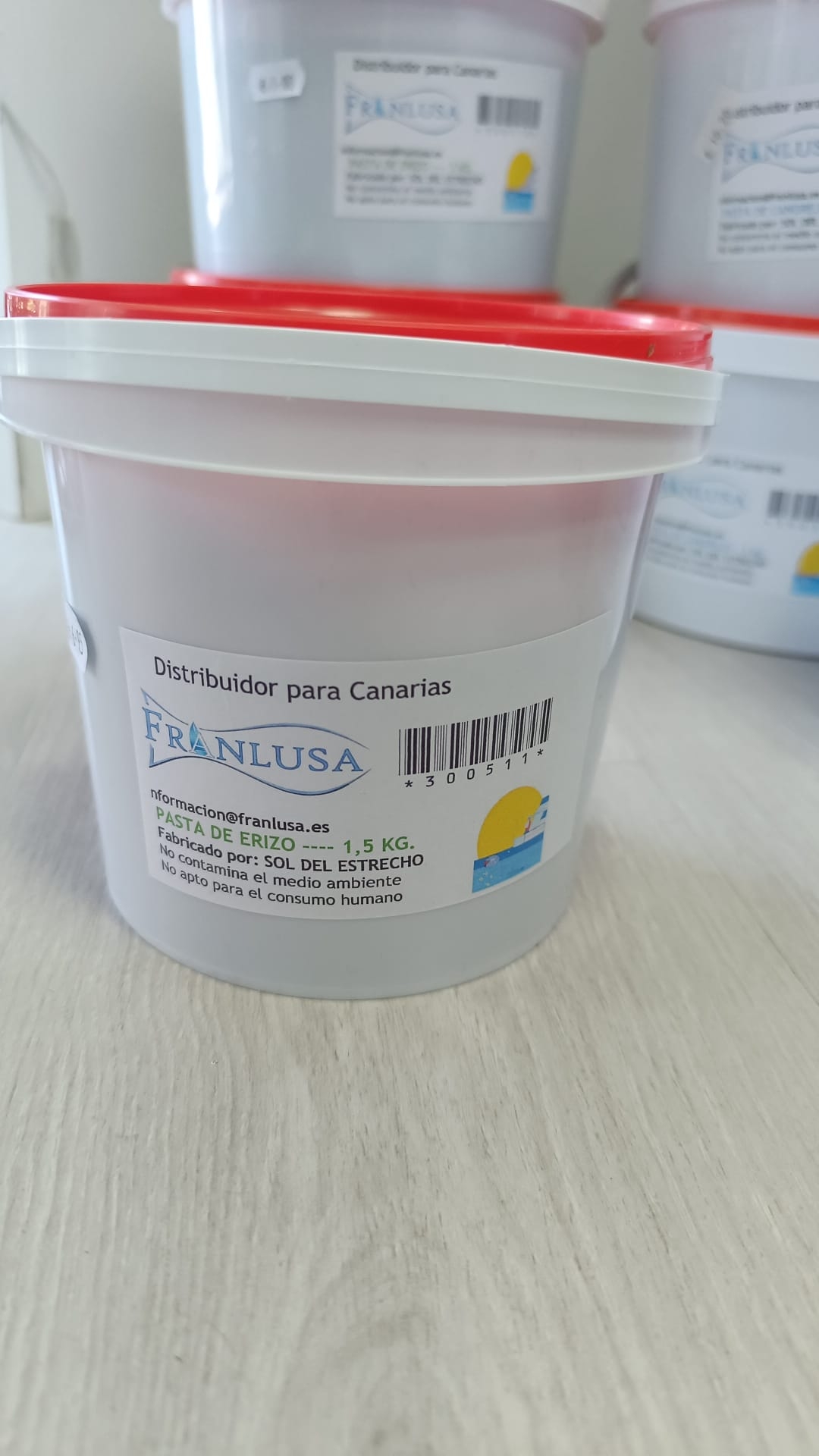 ENGODO DE ERIZO - CUBO DE 1,5KGS