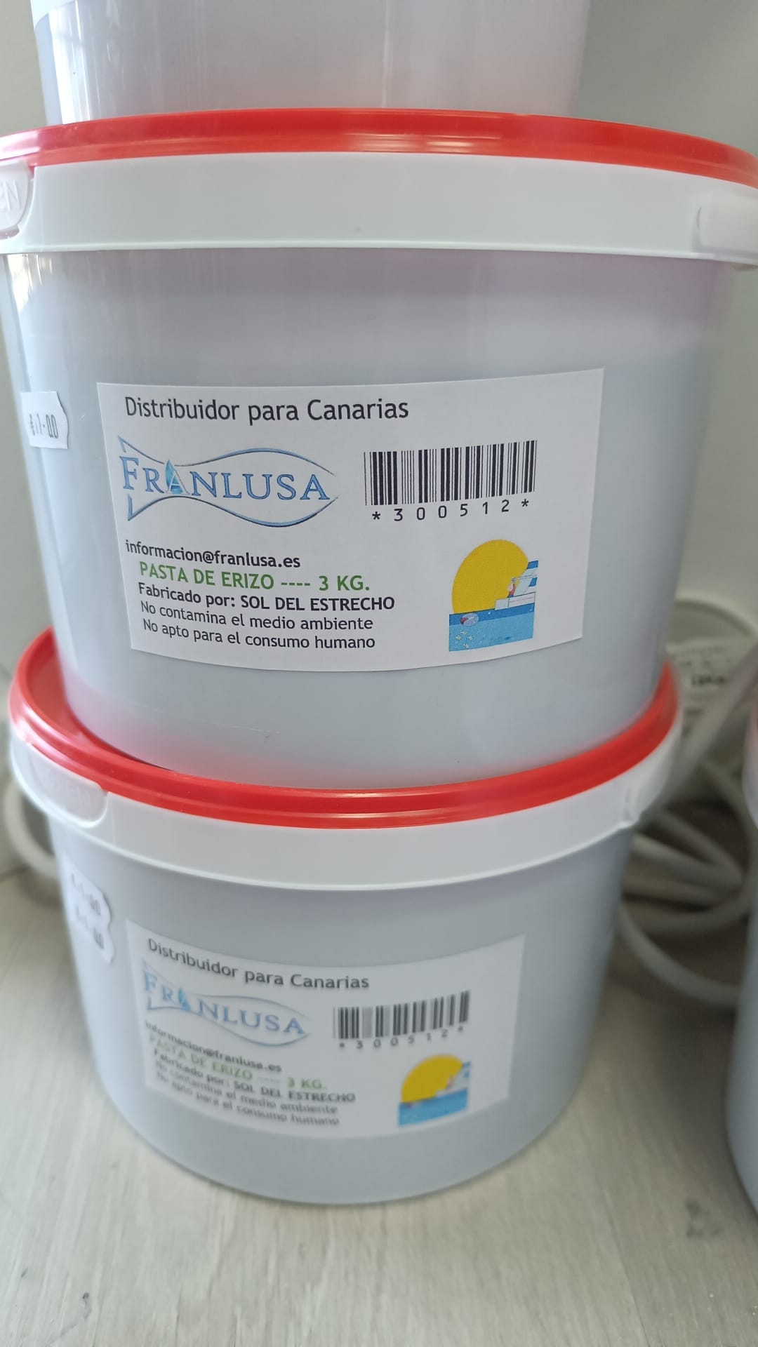 ENGODO DE ERIZO - CUBO DE 3KGS