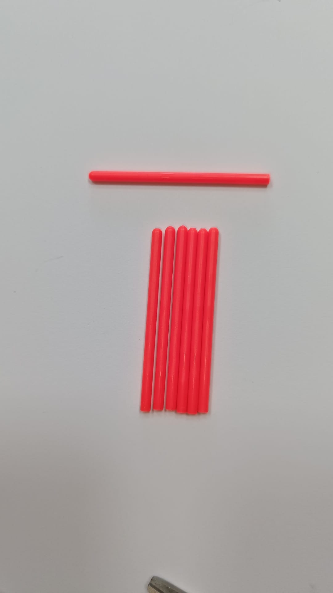 STONFO-ANTENA ROJA HUECA COMPETICION 3MM (50PCS)