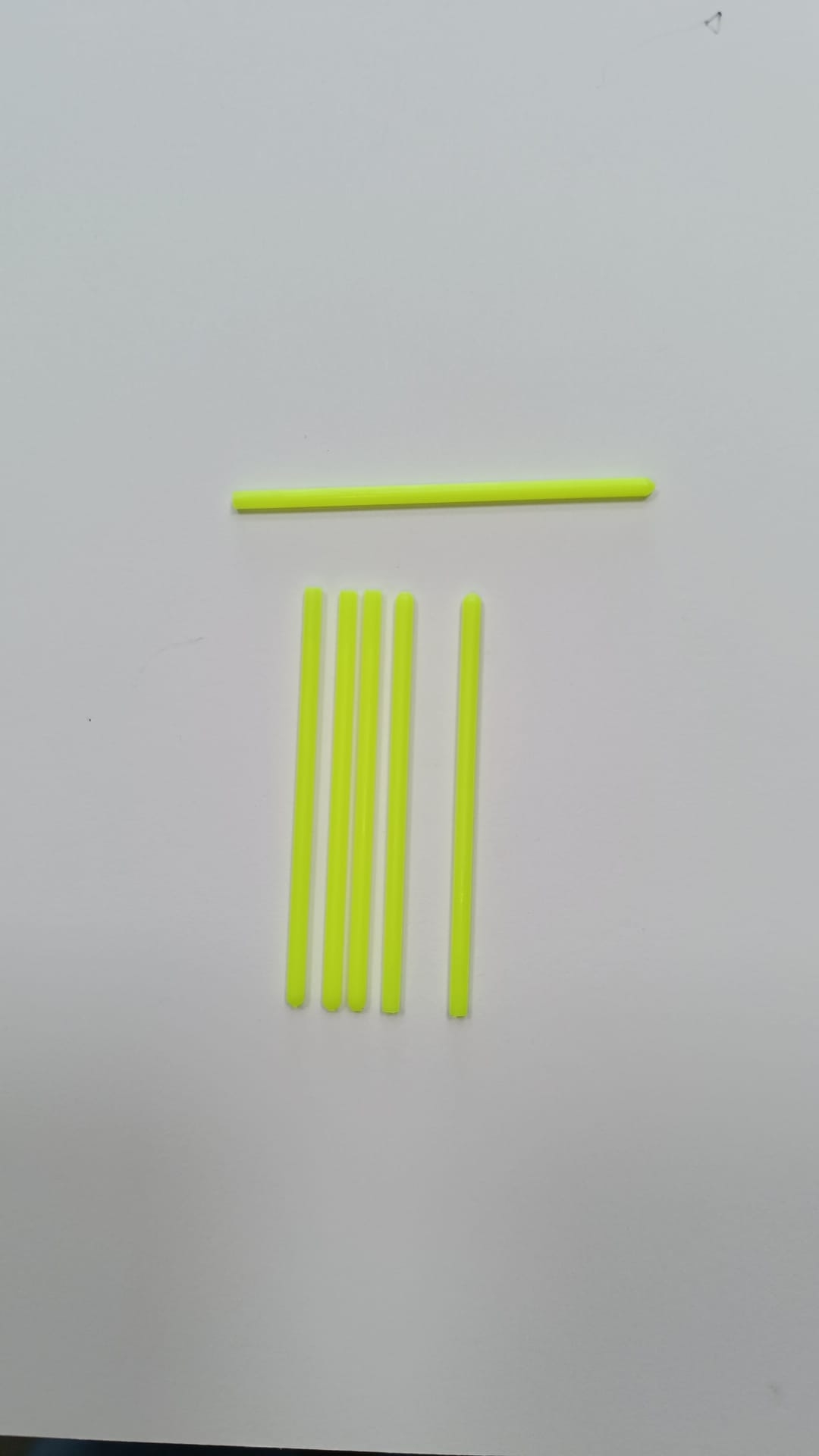 ANTENA - STONFO-ANTENA AMARILLA HUECA COMPETICION 2,2MM