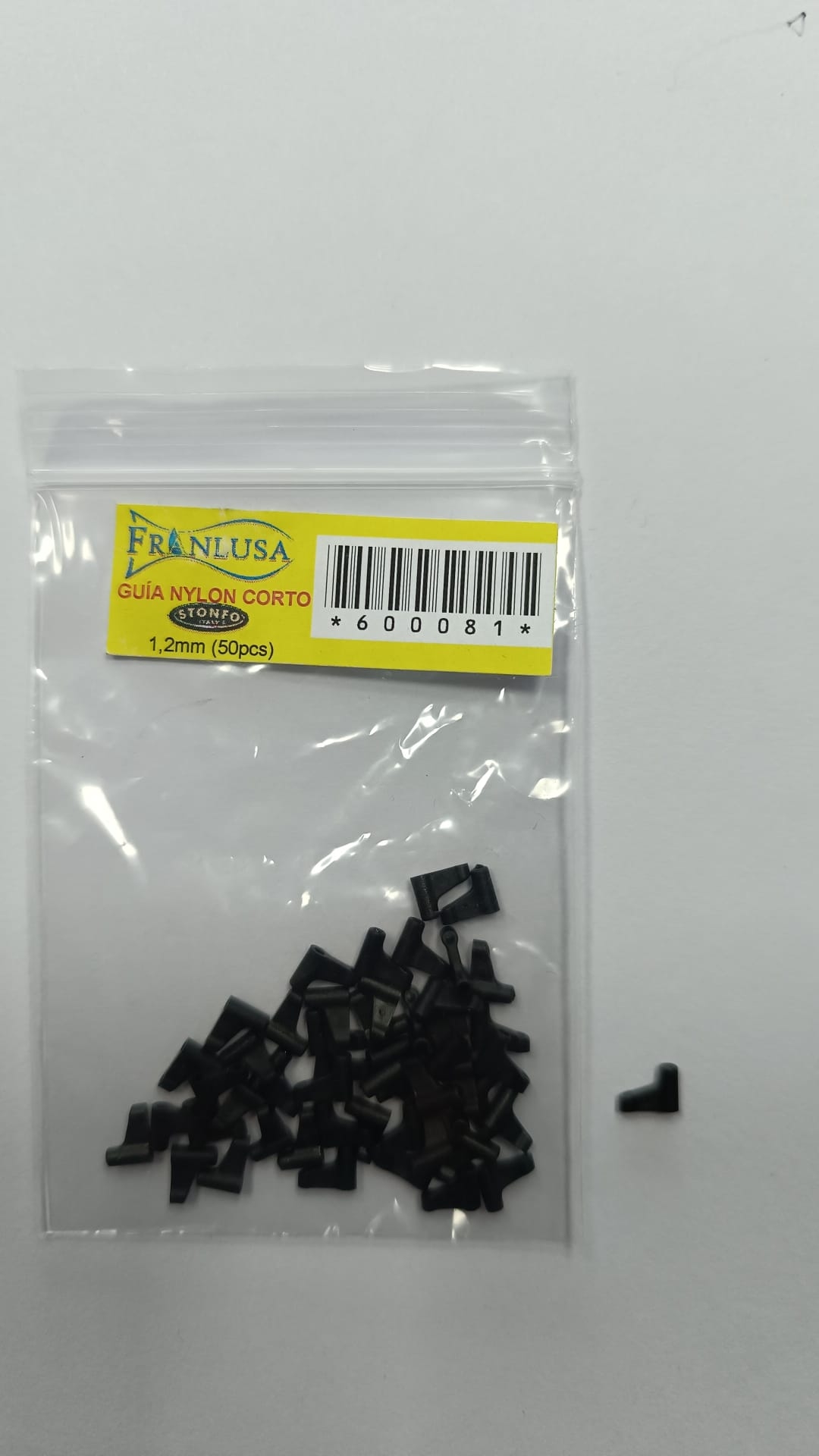 GUIA NYLON- STONFO-GUIA NYLON CORTO 1,5MM (50PCS)