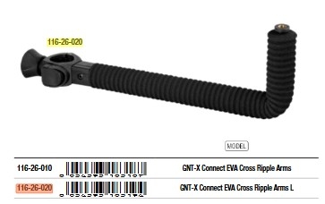 ACCESORIO PARA PANCHETO/PANIER - GNT-X CONNECT RIPPLE CROSS ARM LONG