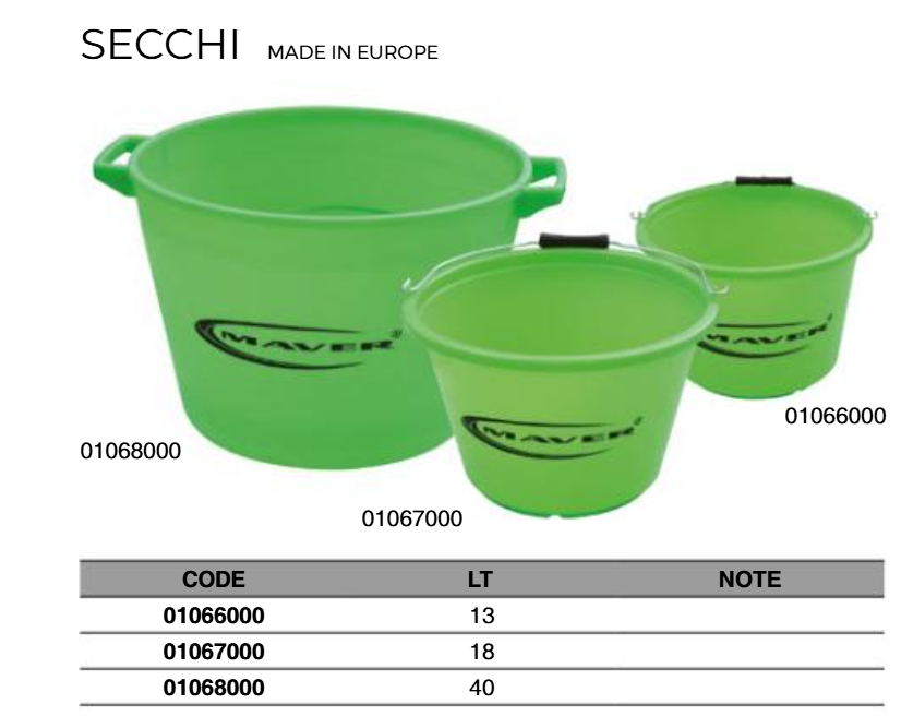 CUBO SECCHIO MAVER 13 LITROS