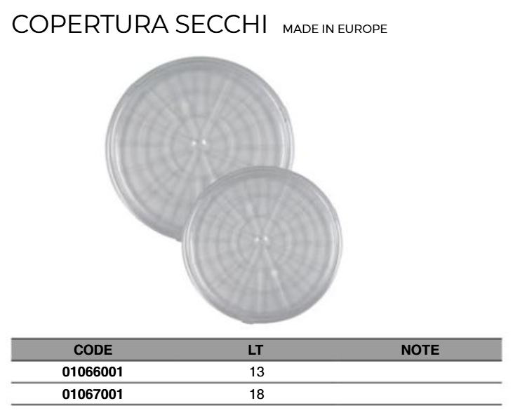 TAPA PARA CUBO - MAVER SECCHIO PLÁSTICO 18 LITROS