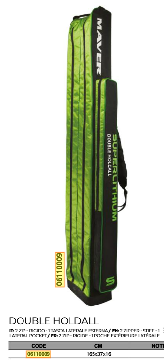 FUNDA PORTACAÑA MAVER - MODELO SUPERLITHIUM DOUBLE HOLDALL