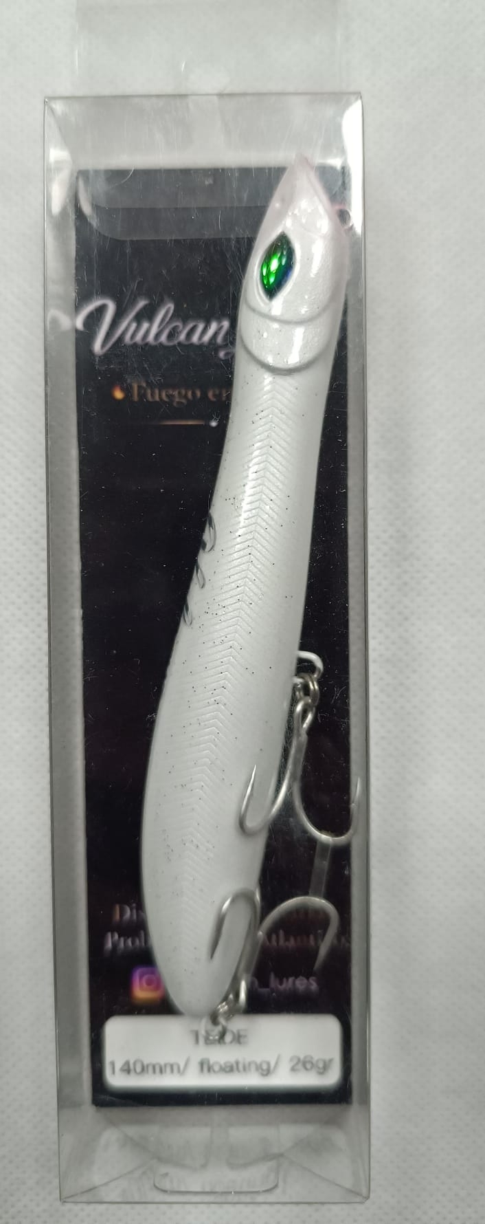 VULCAN LURES TEIDE BLANCO - 140MM - 26GR