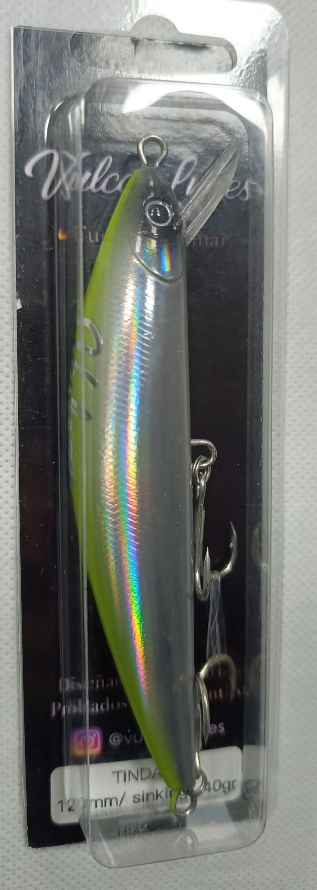 VULCAN LURES TINDAYA AMARILLO - 120MM - 40GR