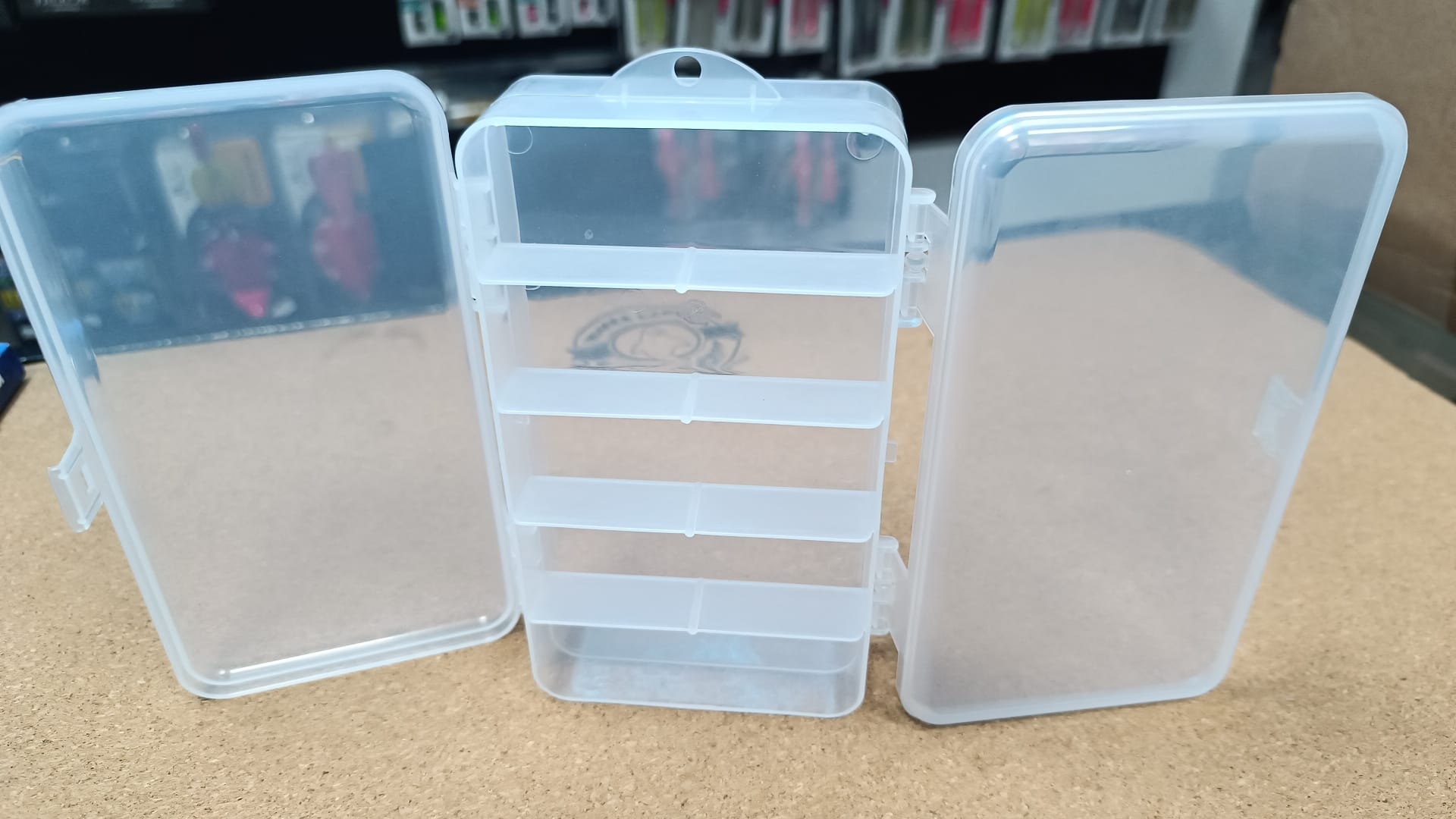 CAJA CLASIFICADORA PLÁSTICA  DOBLE RECTANGULAR  PARA ACCESORIOS (5X5 espacios)