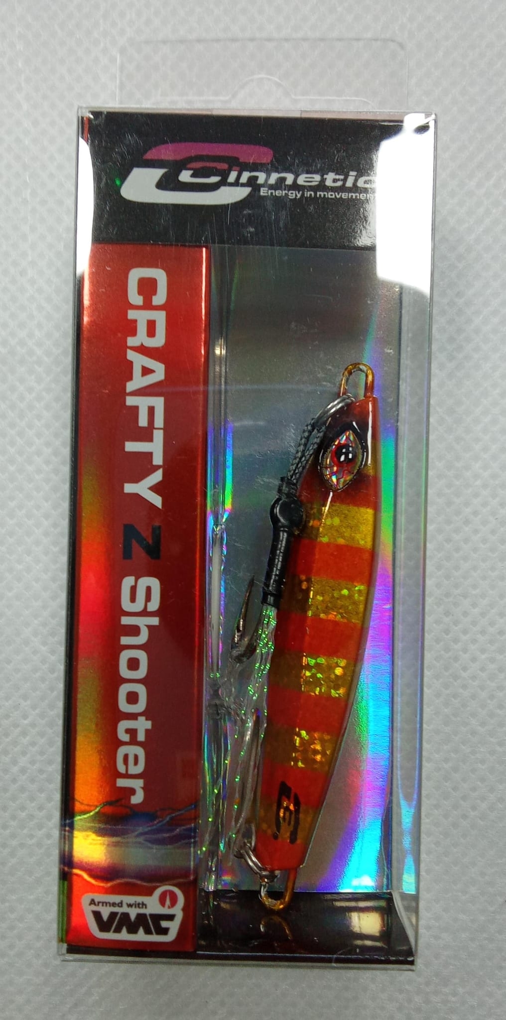 SEÑUELO CINNECTIC - MODELO CRAFTY Z SHOOTER 12G - COLOR Nº23 - GLOW ZEBRA GOLD