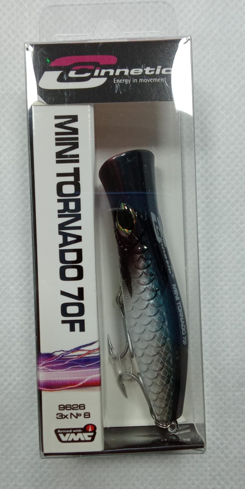 SEÑUELO CINNETIC - MODELO MINI TORNADO 70F - 8G - COLOR Nº5 - NATURAL MULLET