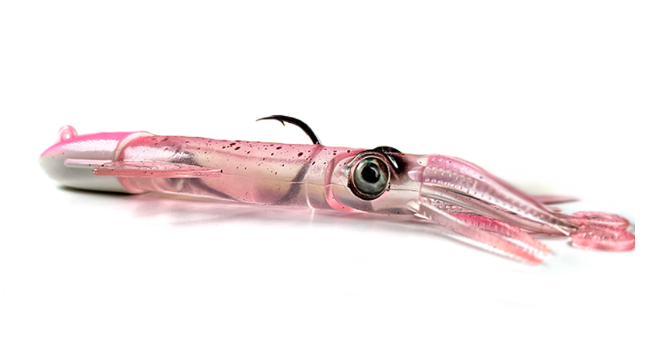 SEÑUELO - Vinilo Xipi EVO JLC® 100 mm -25GR - COLOR: TRANSPARENT #UV2