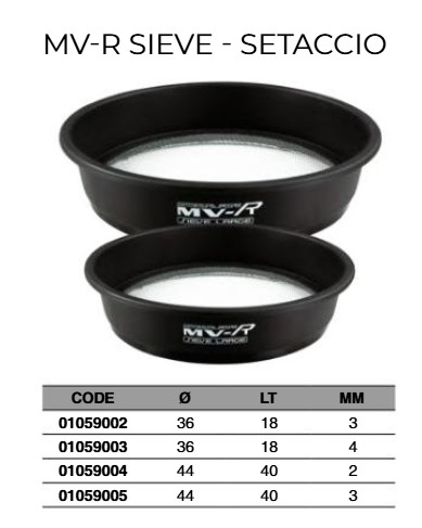 TAMIZADOR - MAVER MODELO SIEVE MVR DIAMETER 36CM MESH 4MM