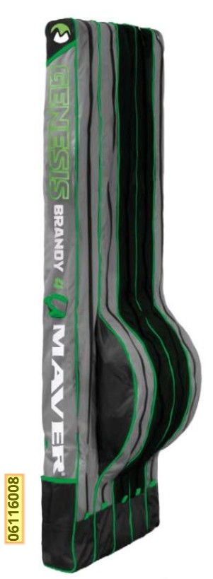 FUNDA PORTACAÑA MAVER - MODELO GENESIS BRANDY 4 - 1,65M - 4 COMPARTIMENTOS