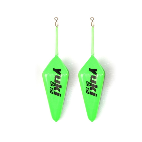 PLOMO PIRAMIDAL YUKI - LEAD PORTUGUES 130 GREEN GLOW