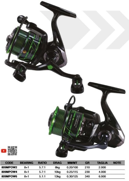 CARRETE MAVER POWERLITE 6000