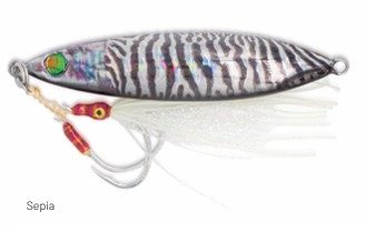 JIG RATLLE GLOW  - AZ TRADING - 20GR WITH DOUBLE ASSIST HOOK COLOR: SEPIA