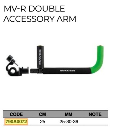 ACCESORIO PANIER - MVR DOUBLE ACCESSORY ARMS 25CM