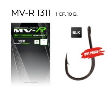 ANZUELO MAVER - MVR 1311 BLACK NICKEL - SIZE 4