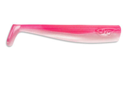 SEÑUELO JYG - CUERPO VINILO SWYM - 4 INCHES - COLOR — FLAMINGO