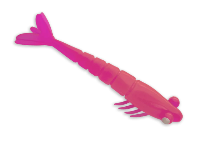 SEÑUELO JYG - VINILO SHRYMP- Size: 2.5" - 6 PK - Color: PINK